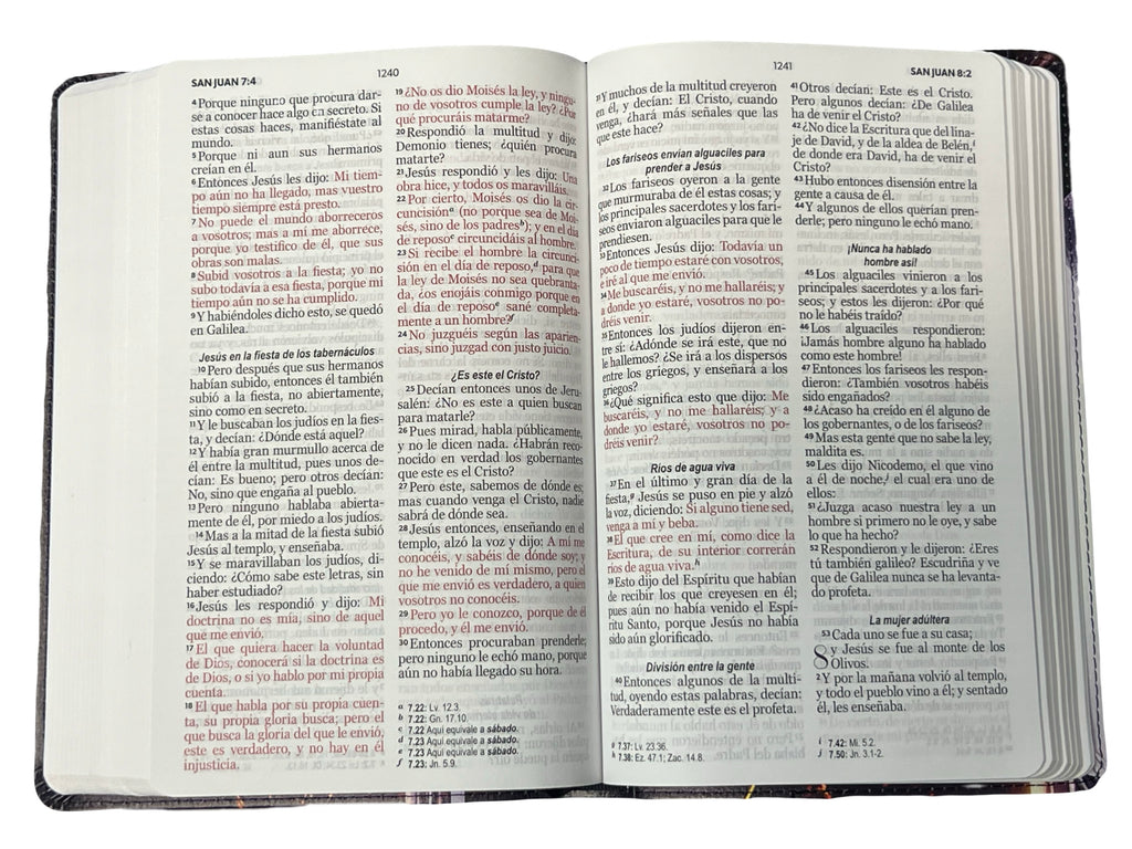 Biblia Espada Letra Grande 12 puntos RV1960, imit piel negro