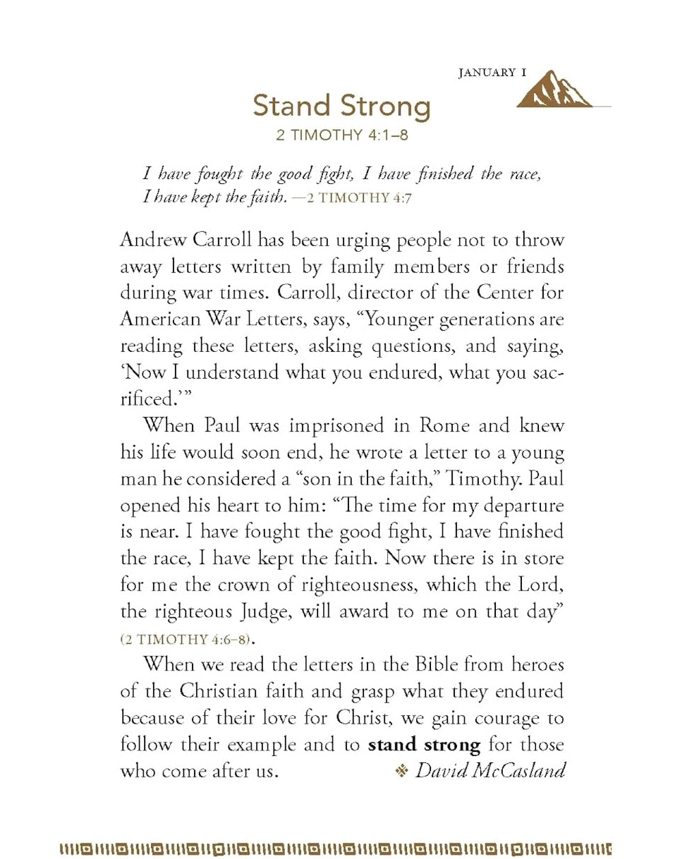 Stand Strong: 365 Devotions for Men by Men