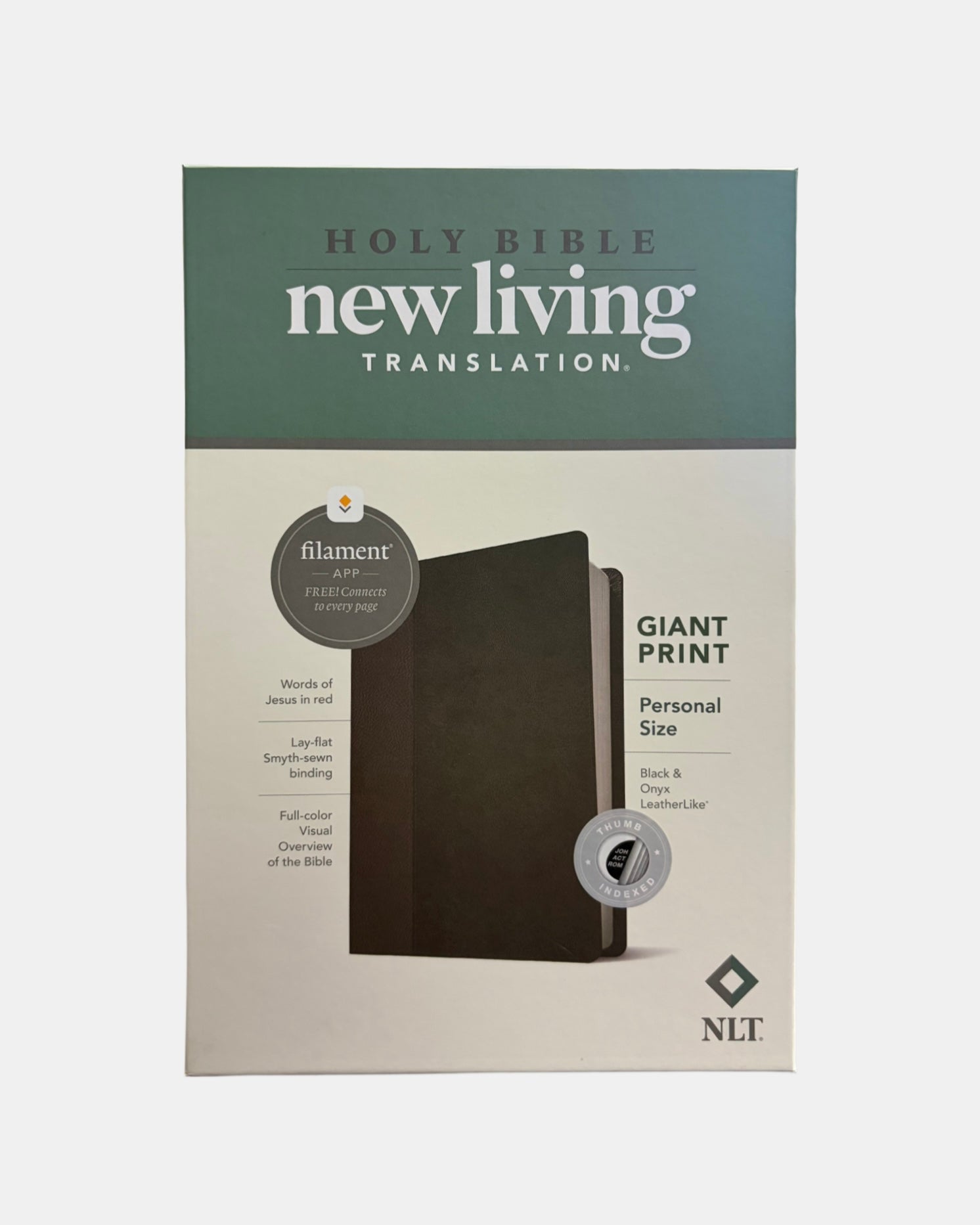 Holy Bible NLT personal size with indexes
