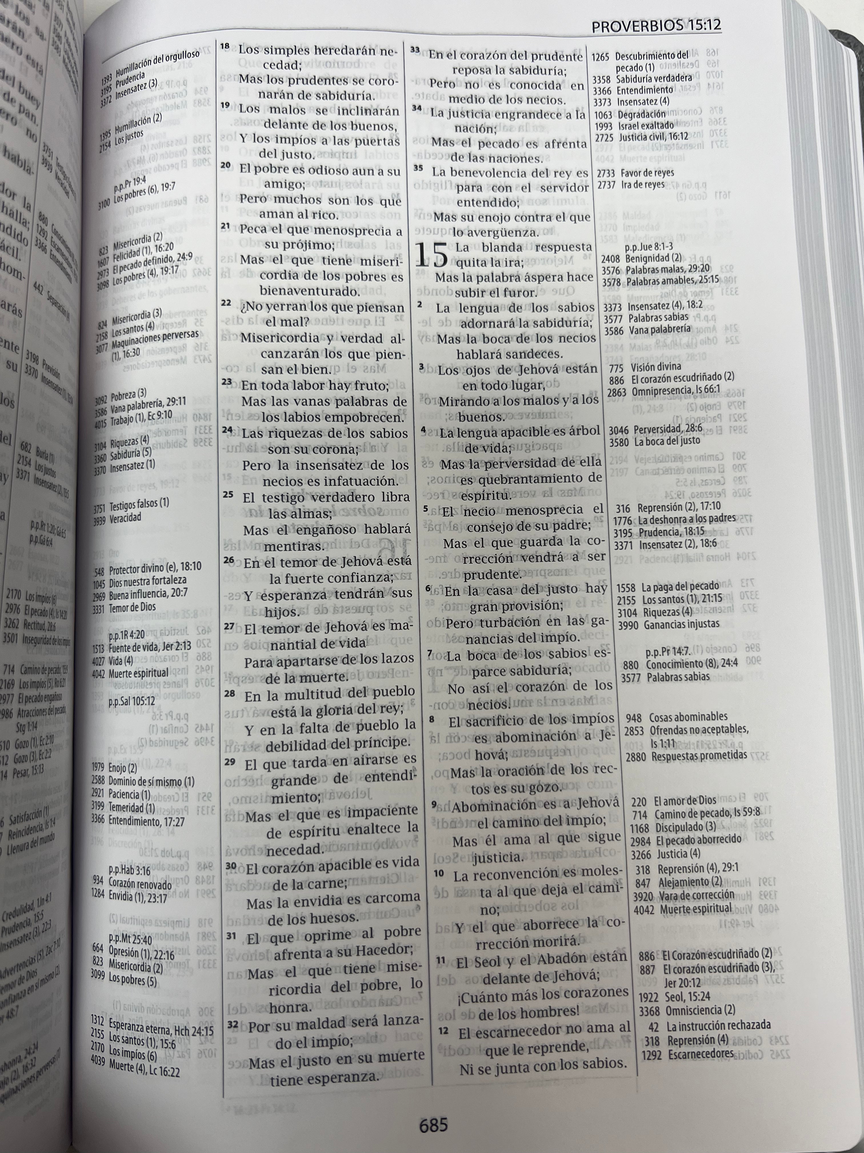 Biblia de Reference Thompson Rvr1960