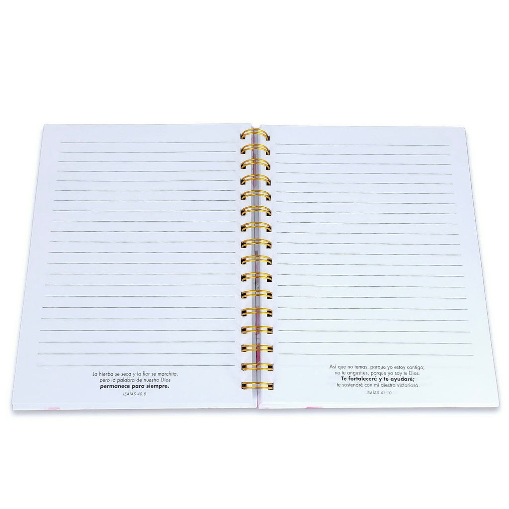 Libreta Espiral con Elástico: Mujer ejemplar - Proverbios 31:10, tapa dura