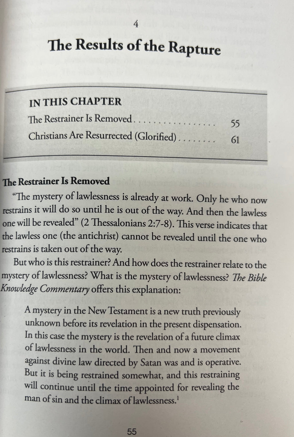The End Time In Chronological Order