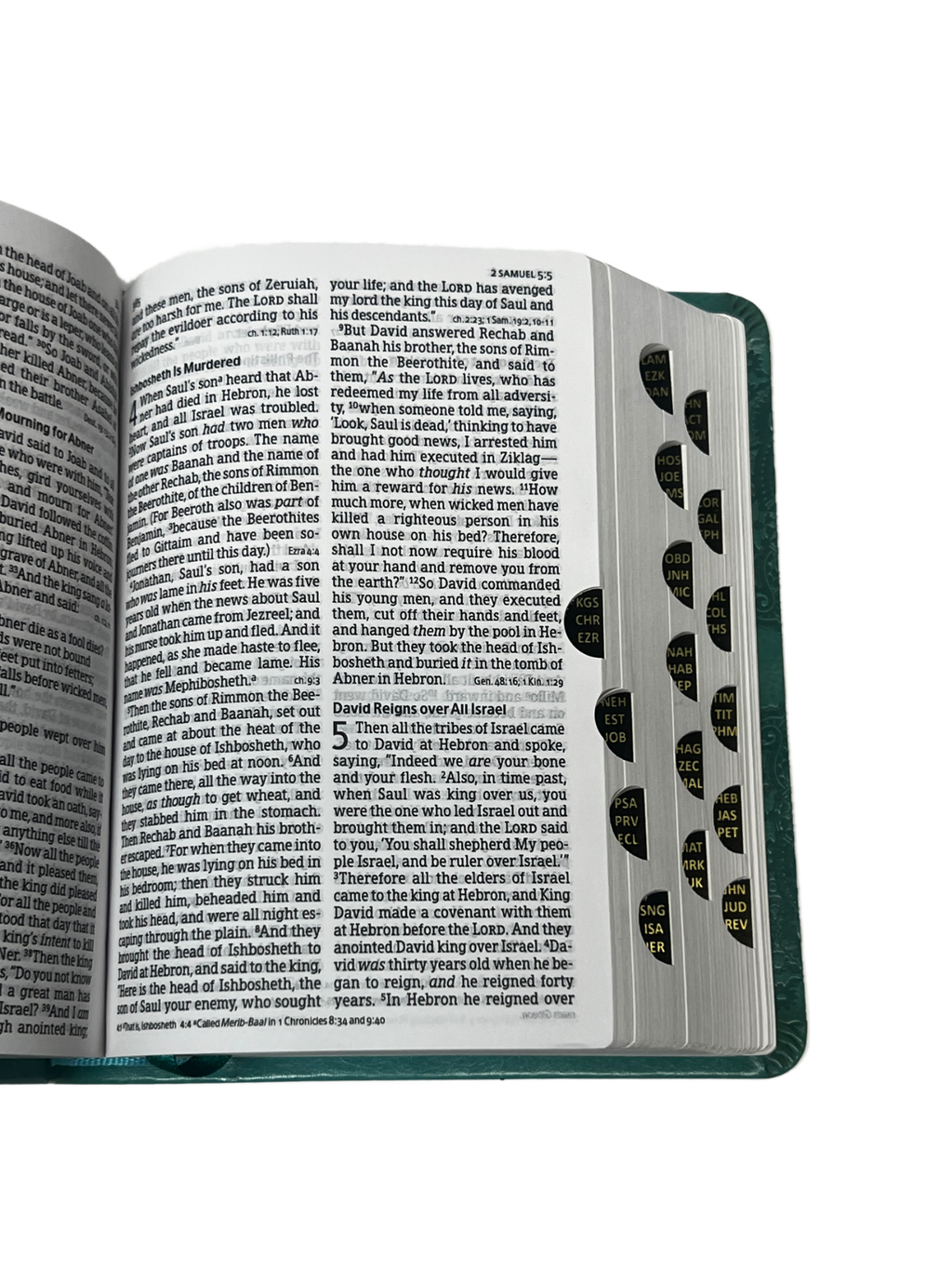 Holman NKJV Large Print Compact Reference Bible (Teal)