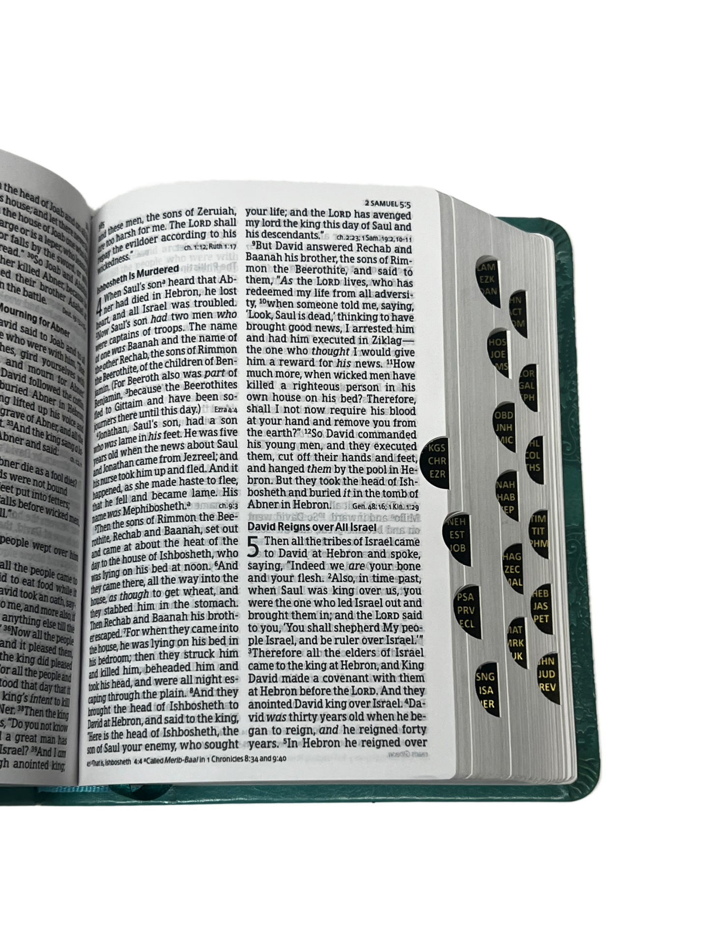 Holman NKJV Large Print Compact Reference Bible (Teal)