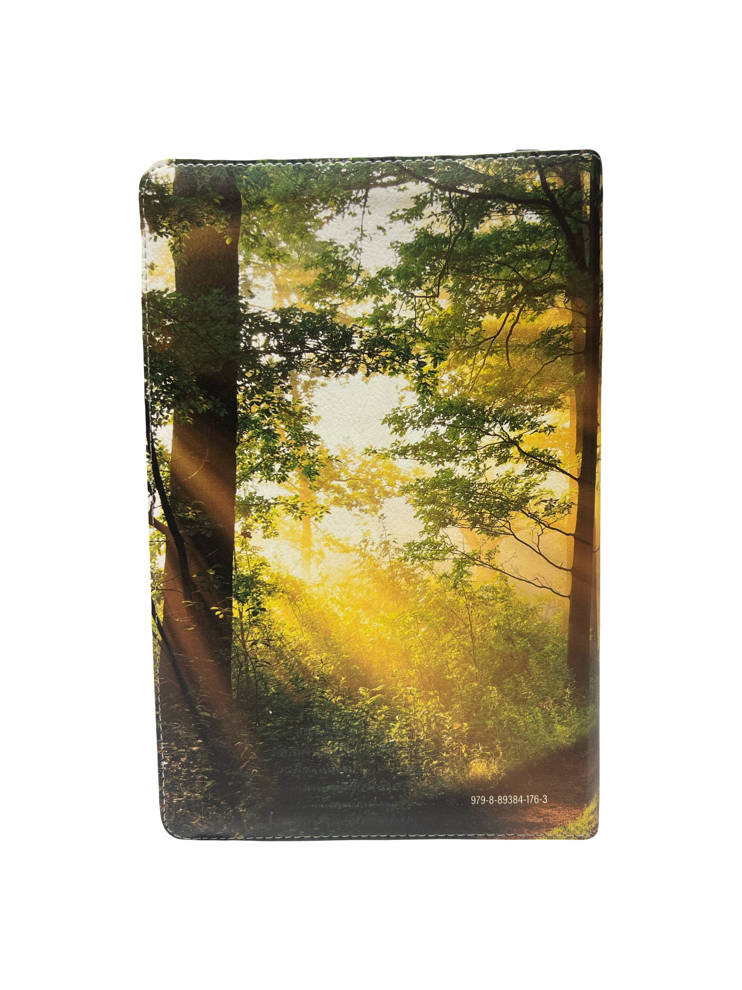 Biblia con Cierre Letra Grande 12 puntos RV1960, imit piel bosque al amanecer con índice
