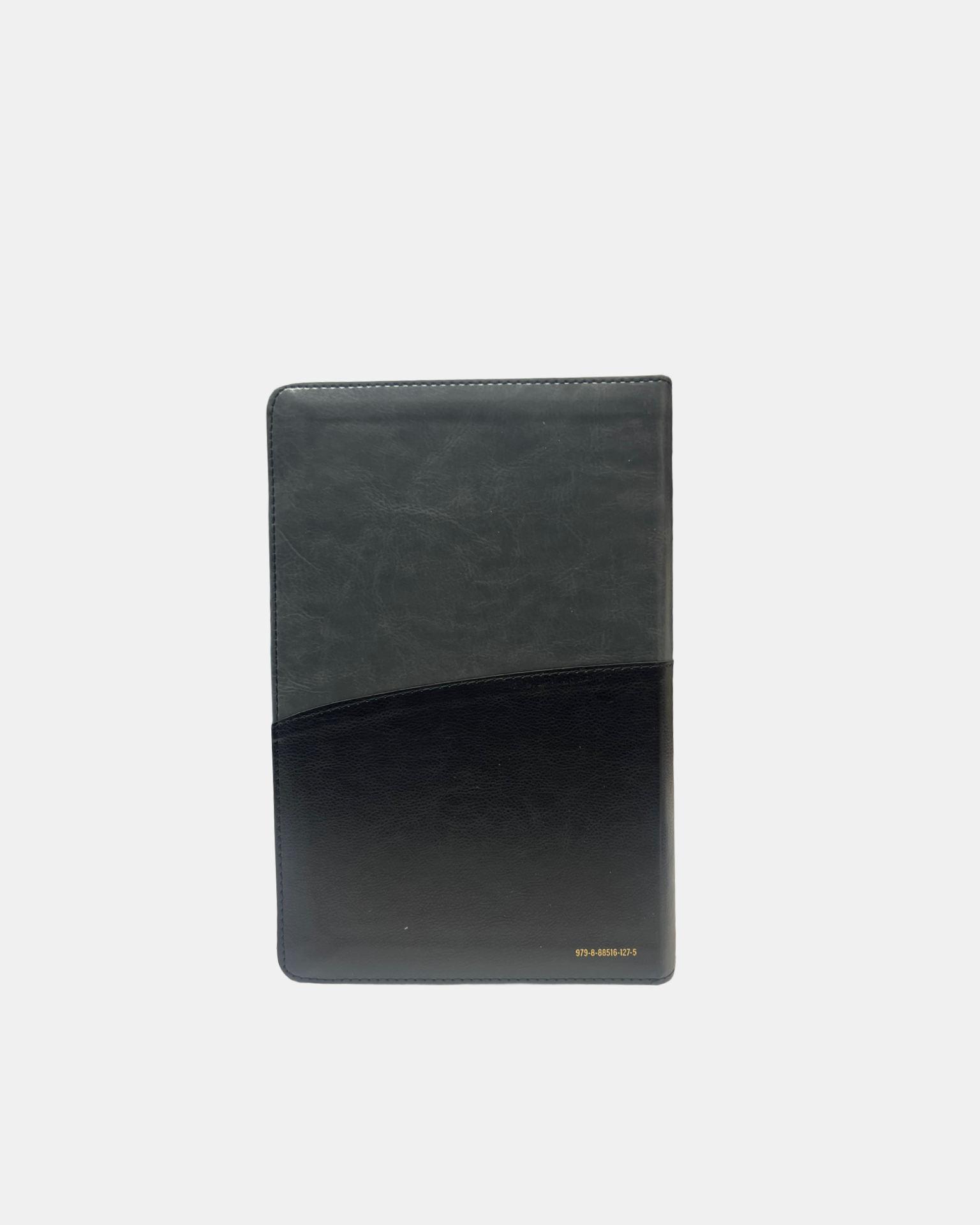 Biblia con Cierre Letra Gigante 14 puntos RV1960, imit piel negro y gris león con índice