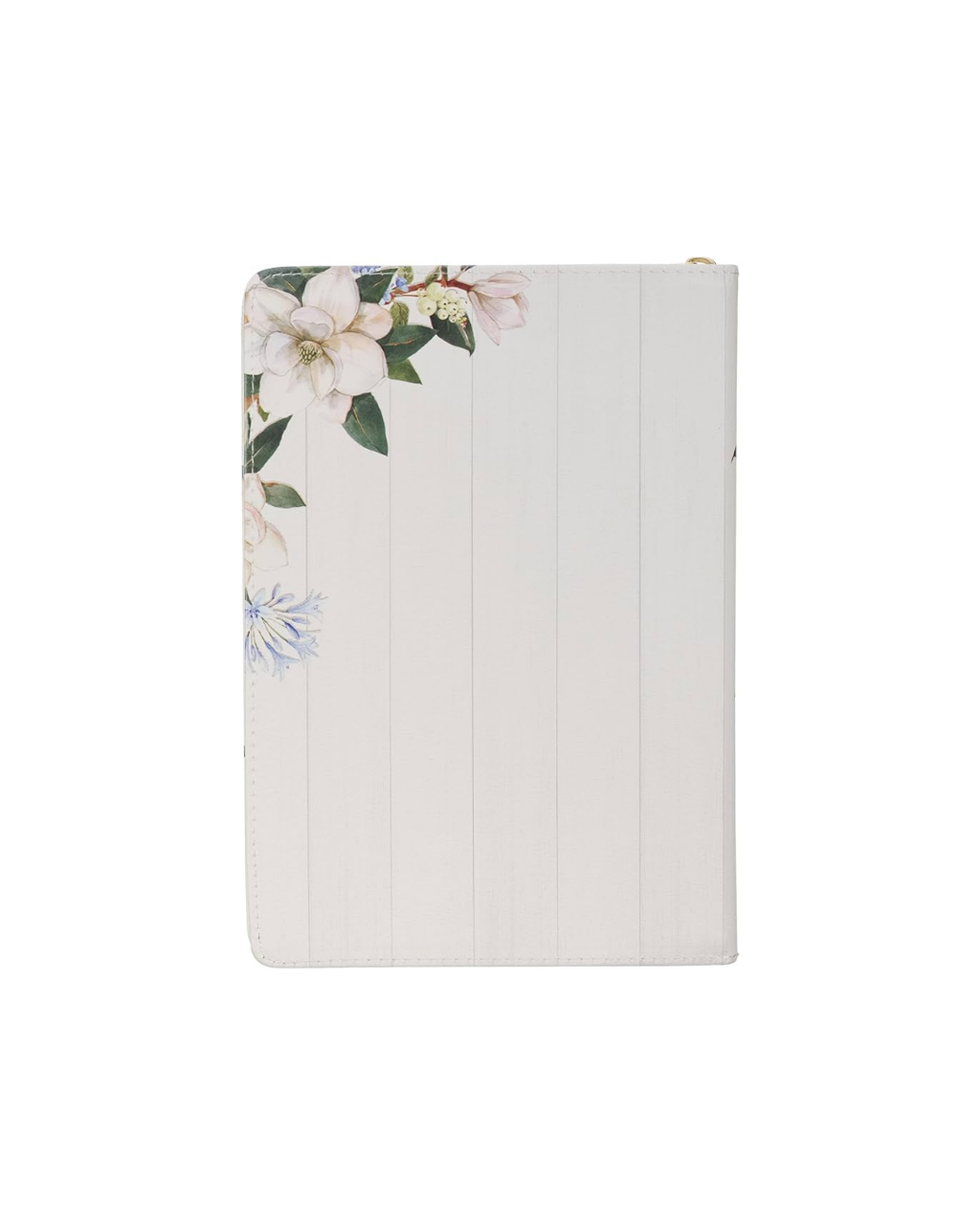 Inspirational Zippered Journal, Strength & Dignity Wide Ruled Notebook